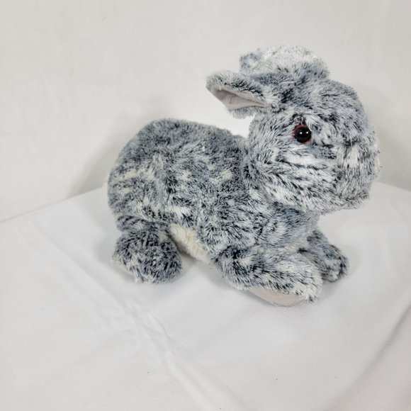 Kids of America Corp Bunny 10" Rabbit Soft Plush Gray White Stuffed Animal 2011 - Picture 1 of 9